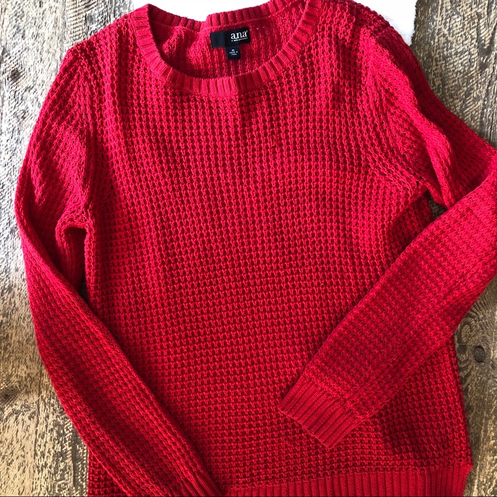 Ana sweater in beautiful red